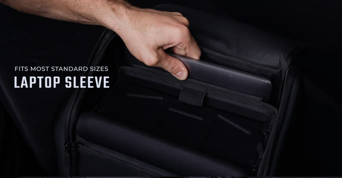 Laptop sleeve fits most standard sizes